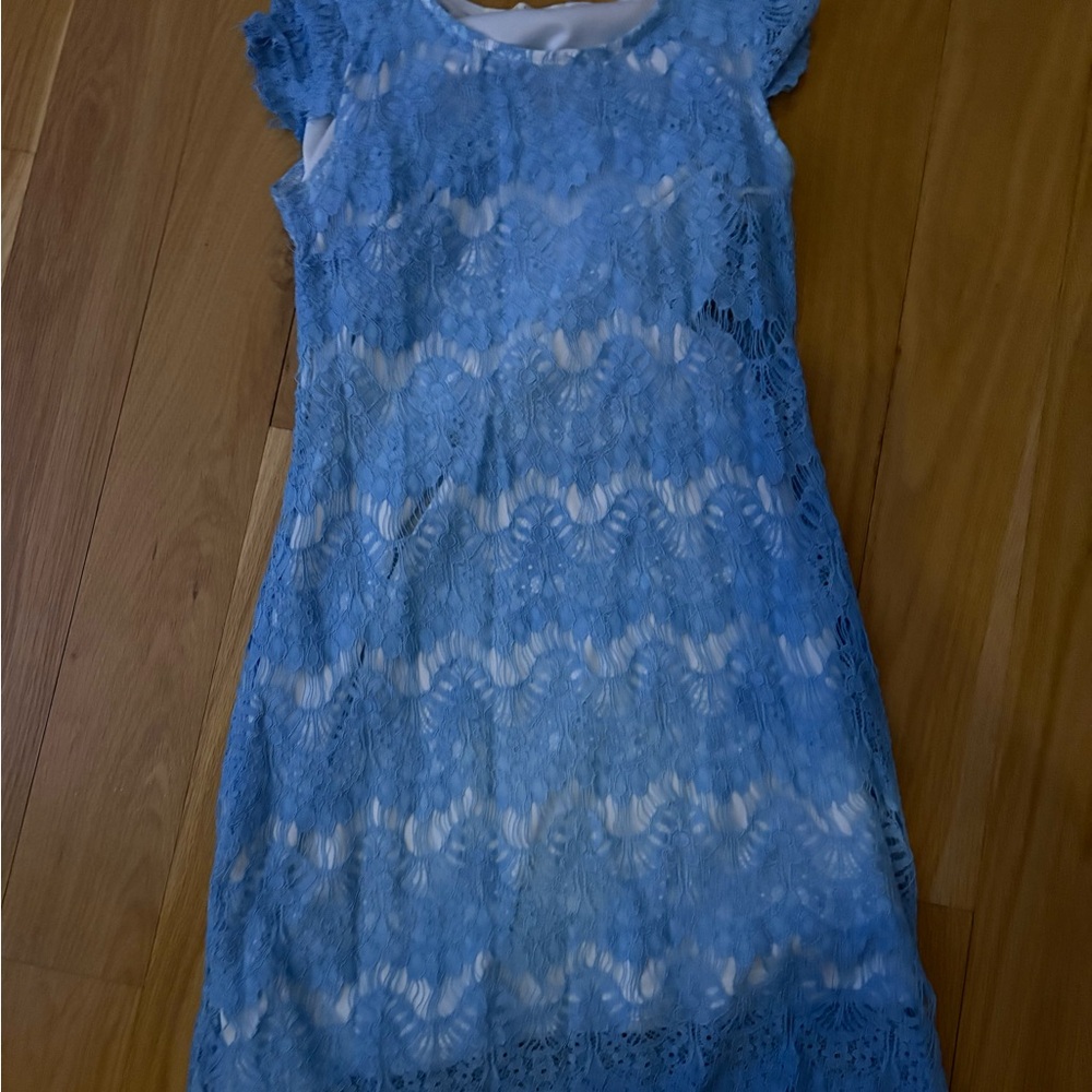 Blue Lace Dress